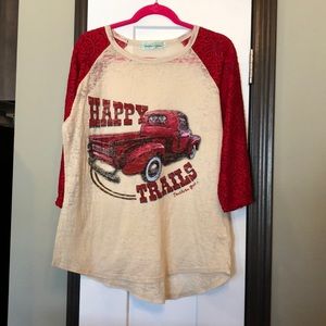 Happy trails 3/4 sleeve.